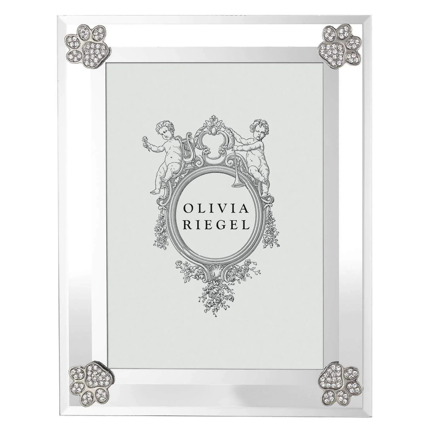 Olivia Riegel Paw Print 5" X 7" Frame - Image 2