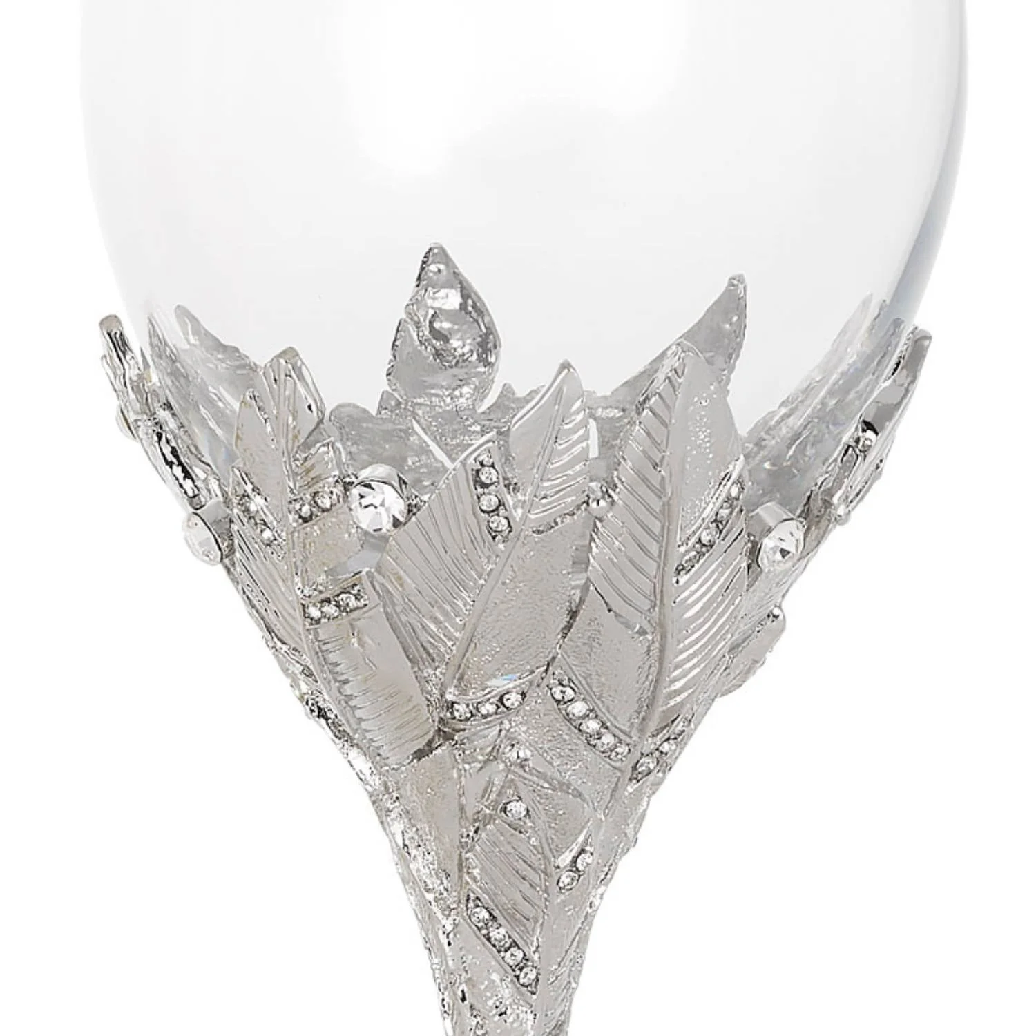 Olivia Riegel Preen Wine Glass (Set of 2) Silver - Image 3