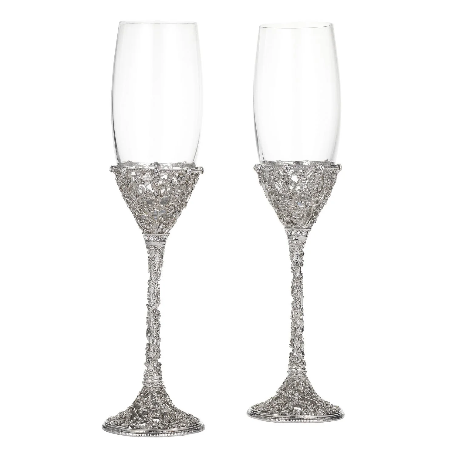 Olivia Riegel Silver Isadora Flute (Set of 2)