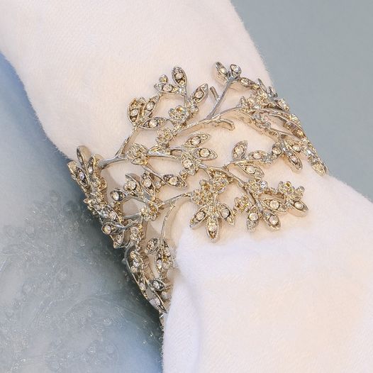Olivia Riegel Silver Isadora Napkin Ring (Set of 4) - Image 2