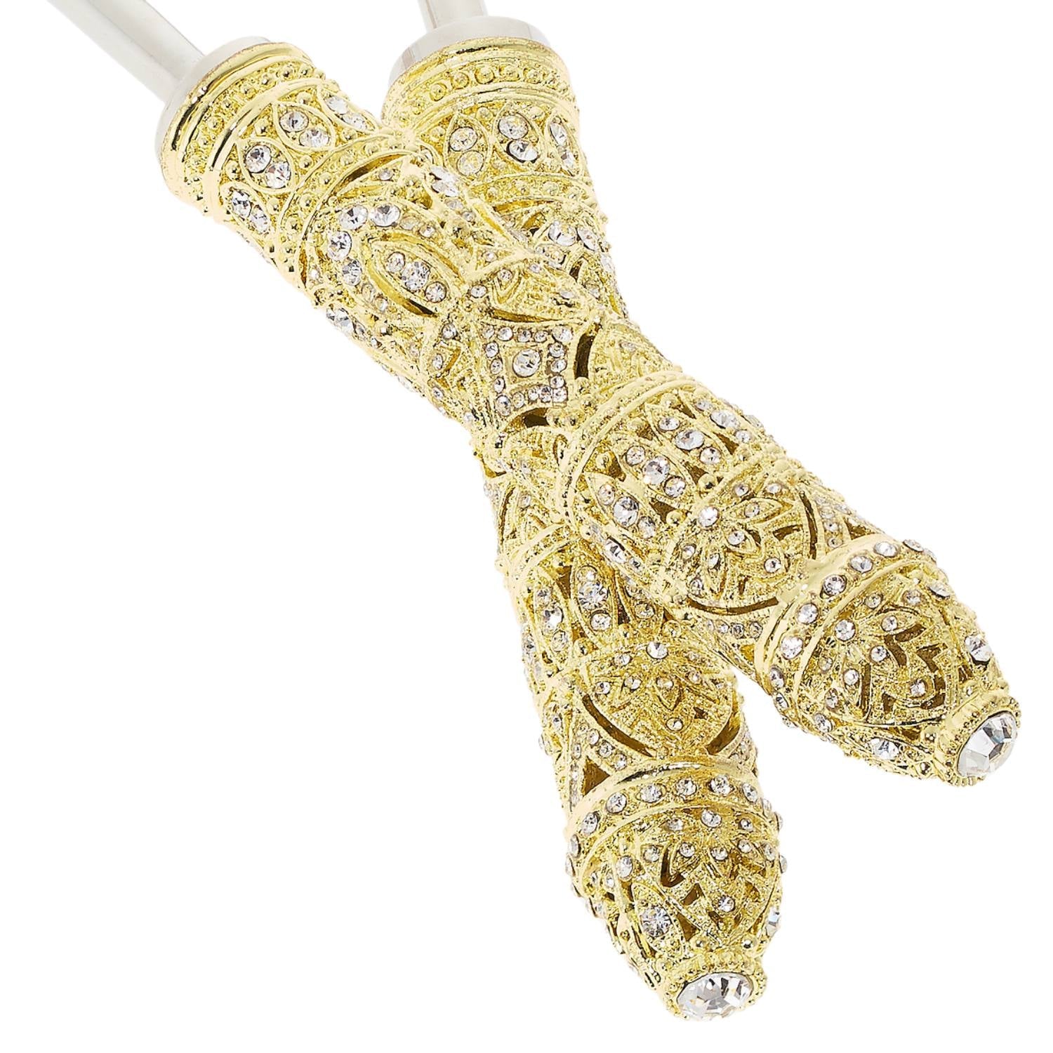 Olivia Riegel Windsor Gold Salad Serving Set - Image 2