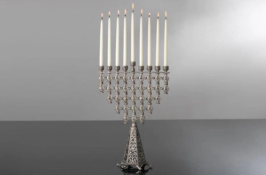 Olivia Riegel Ziva Silver Menorah - Image 2