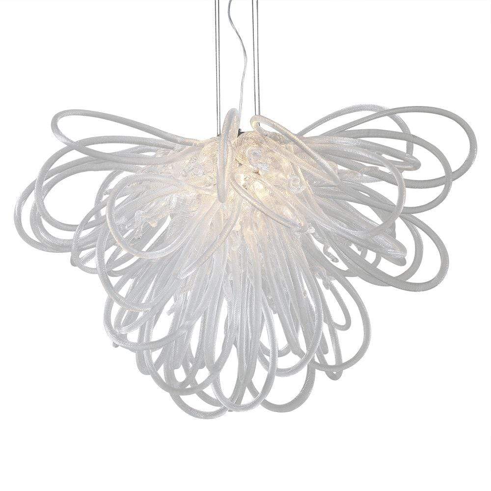 Orion Chandelier Clear Small by Viz Glass