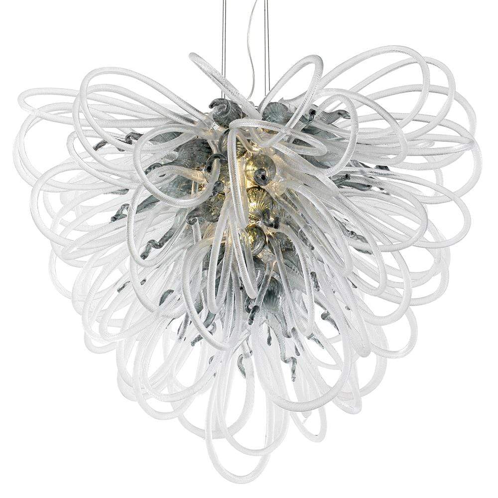 Orion Chandelier Smoke Large by Viz Glass