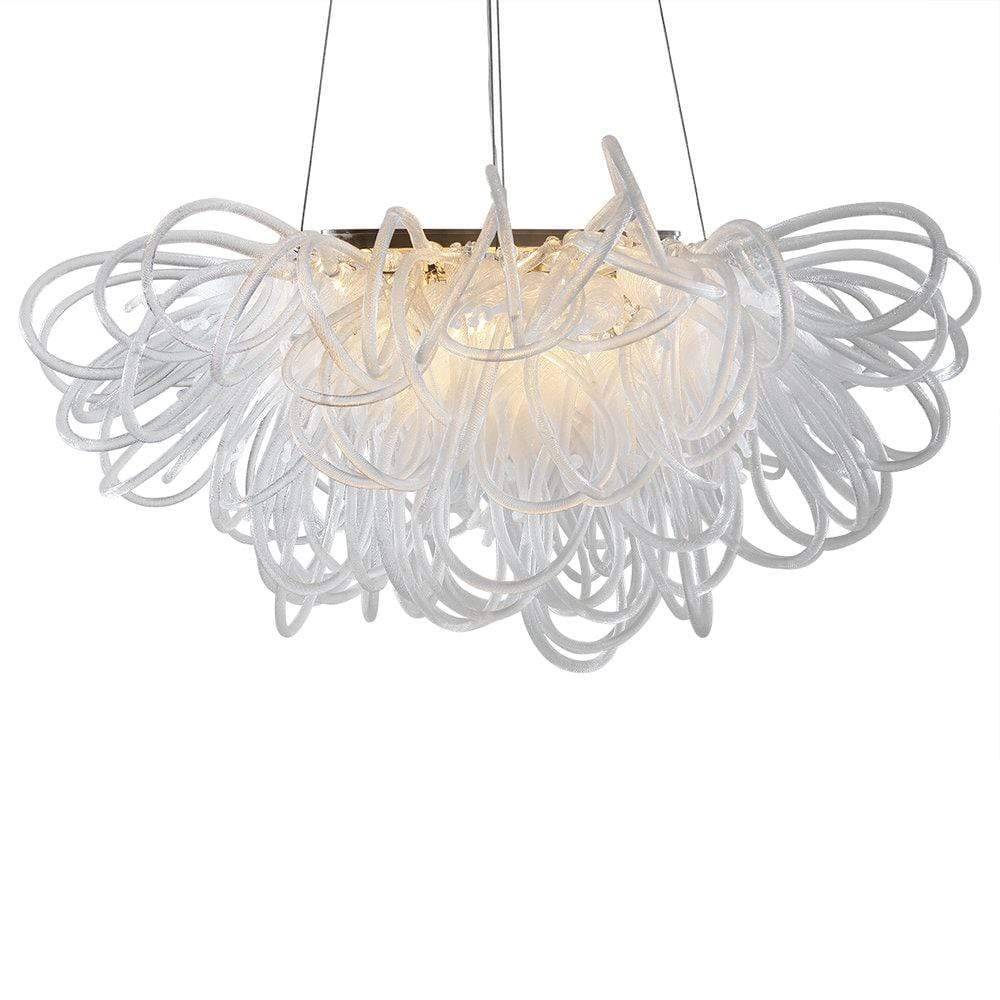 Orion Linear Chandelier Clear by Viz Glass