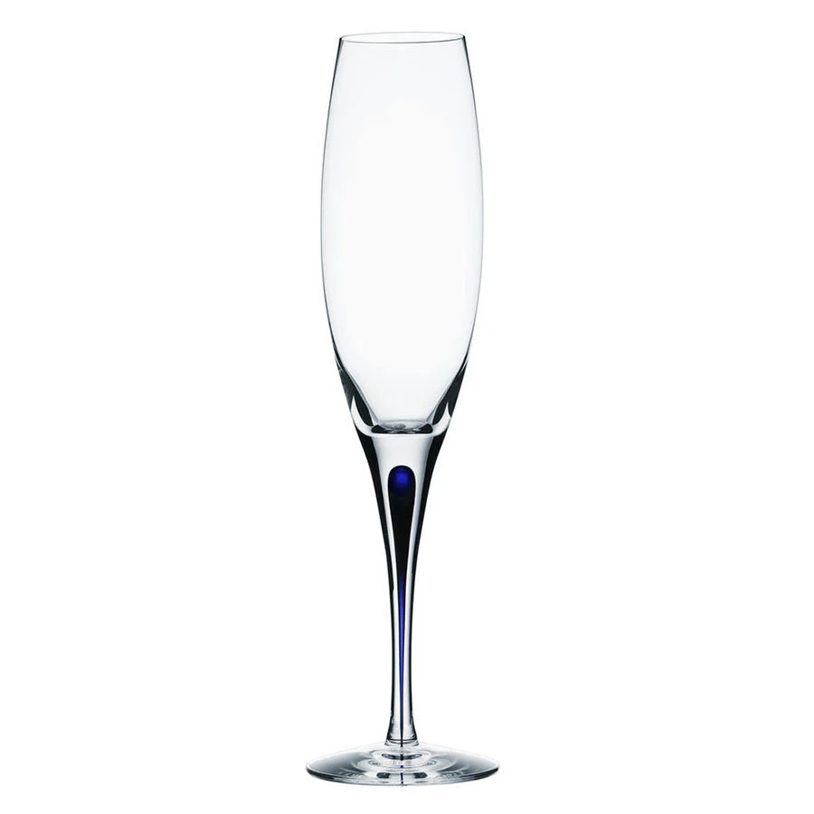 Orrefors Blue Intermezzo Blue Flute - Image 2