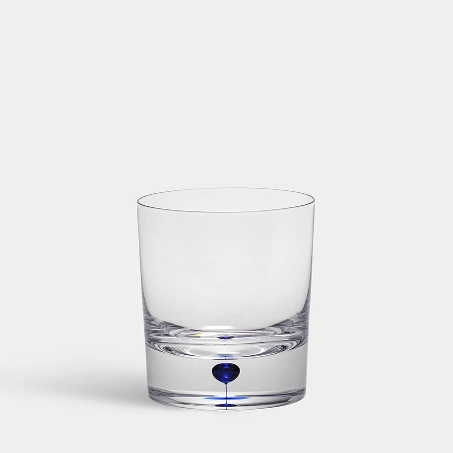 Orrefors Blue Intermezzo Blue Old Fashioned/Whiskey
