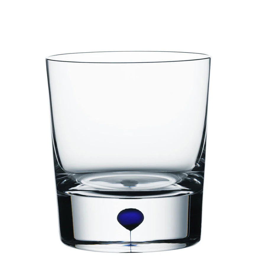 Orrefors Blue Intermezzo Blue Old Fashioned Whiskey Set of 2 - Image 2