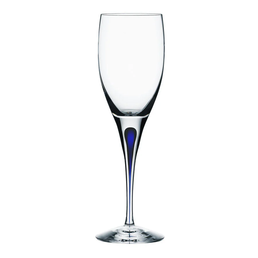 Orrefors Blue Intermezzo Blue White Wine - Image 2