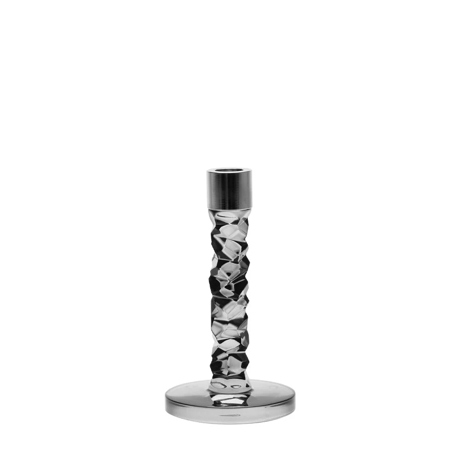 Orrefors Carat Graphite Candlestick Small - Image 2