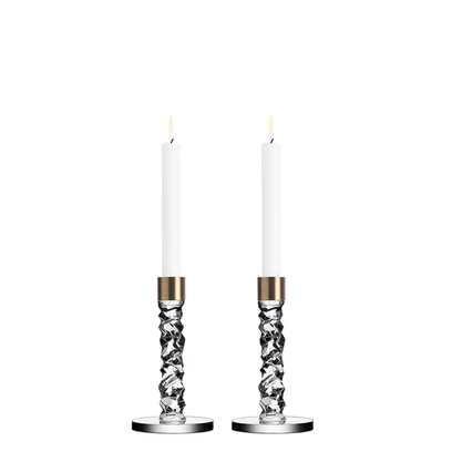 Orrefors Carat Small Brass Pairs