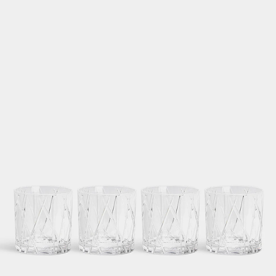 Orrefors City Double Old Fashioned - Set of 4