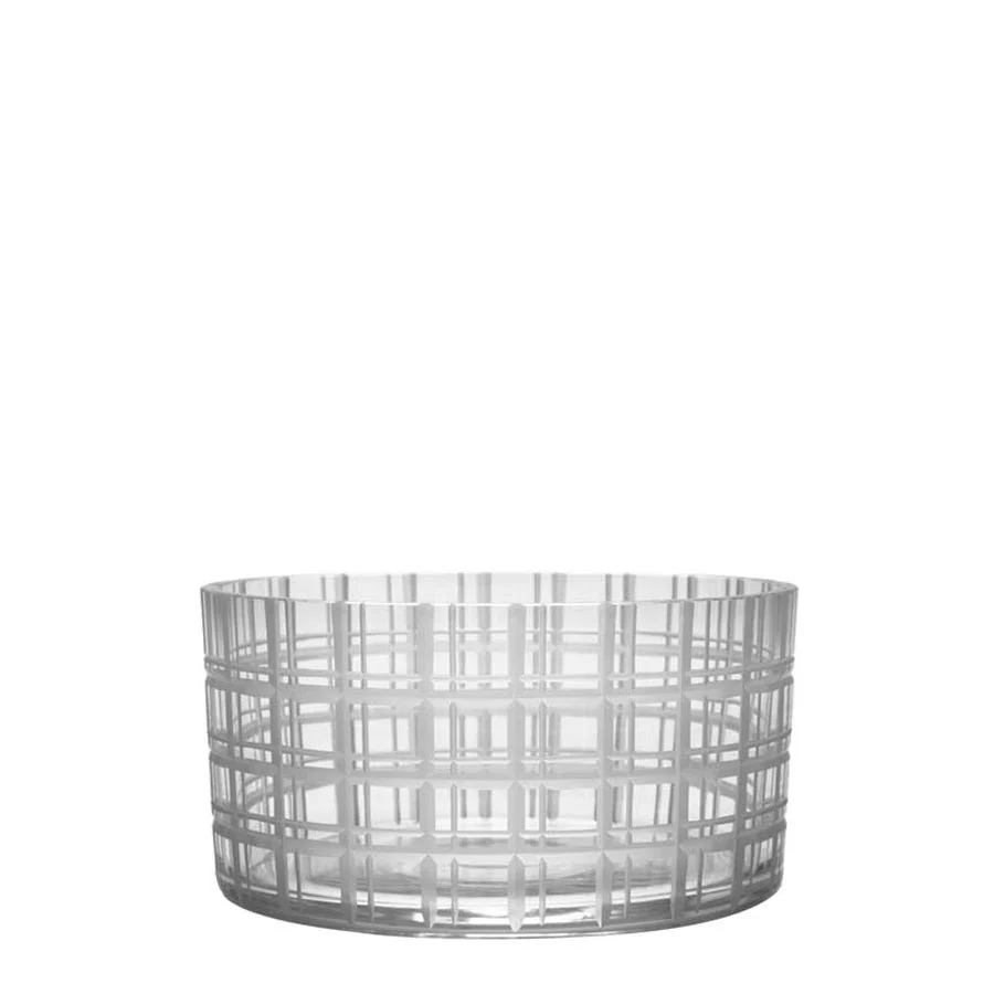 Orrefors Cut In Number Checkered Bowl Small - Image 2