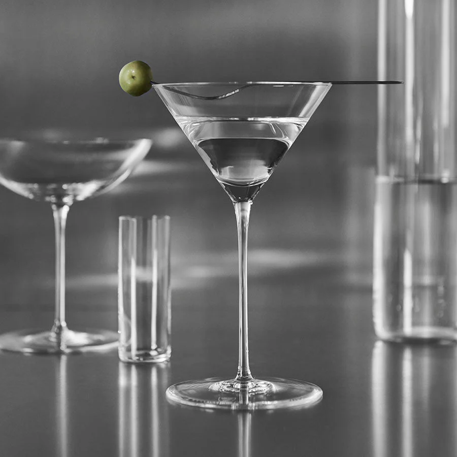 Orrefors Geometry Martini - Set of 2 - Image 2