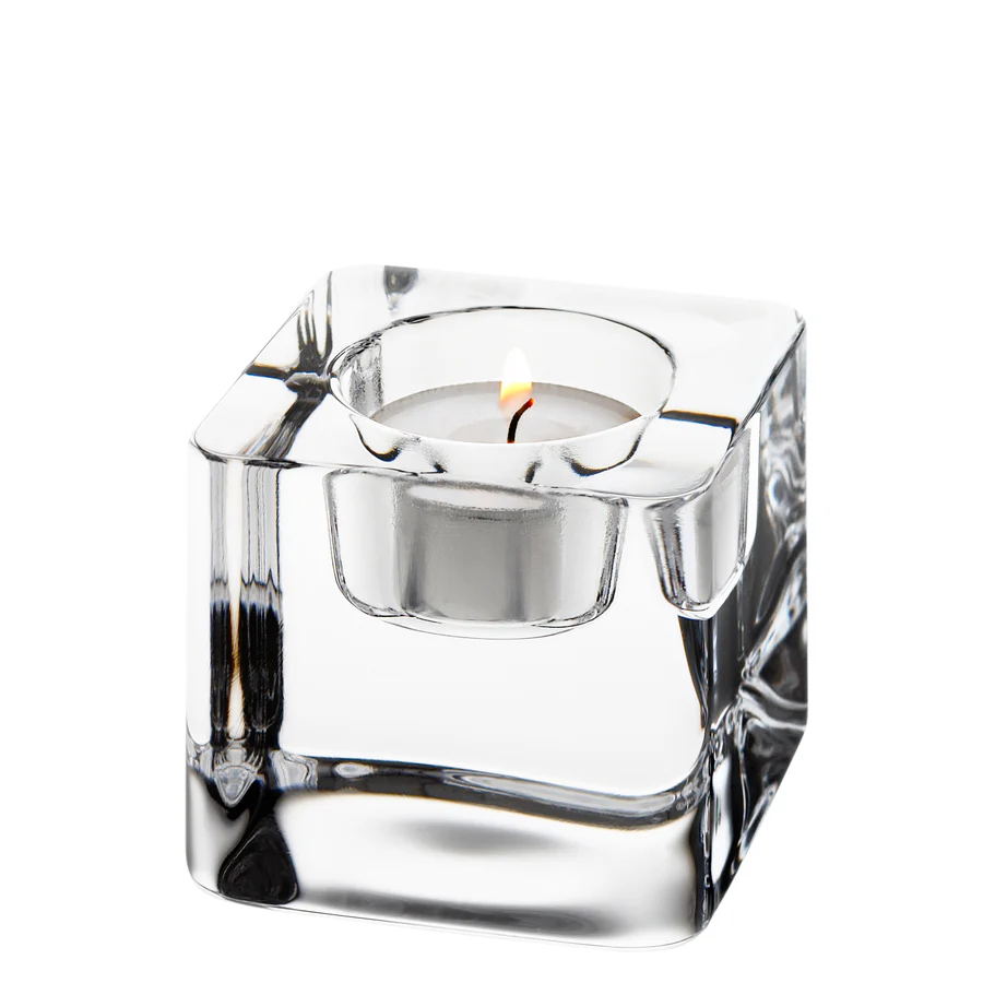 Orrefors Ice Cube Ice Cube Votive - Image 2