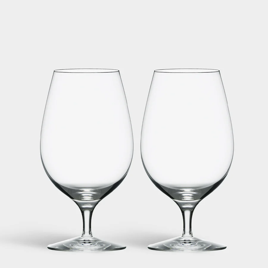 Orrefors Merlot Beer Iced Beverage - Set of 2