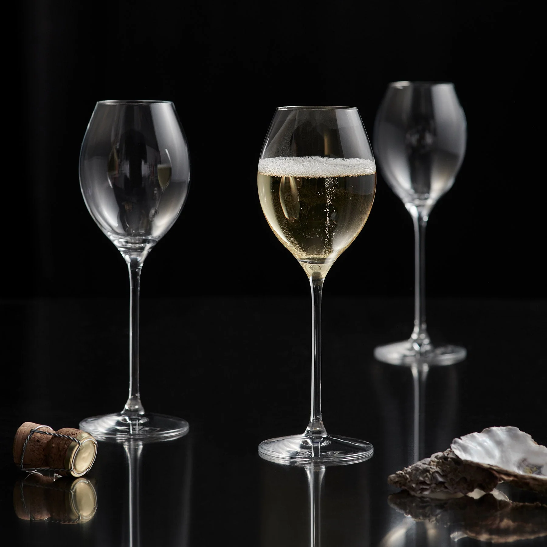Orrefors More Champagne Boule Set of 4 - Image 3