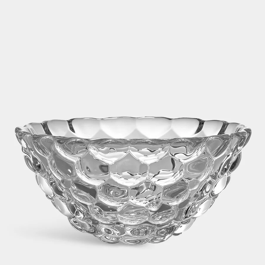 Orrefors Raspberry Bowl Large