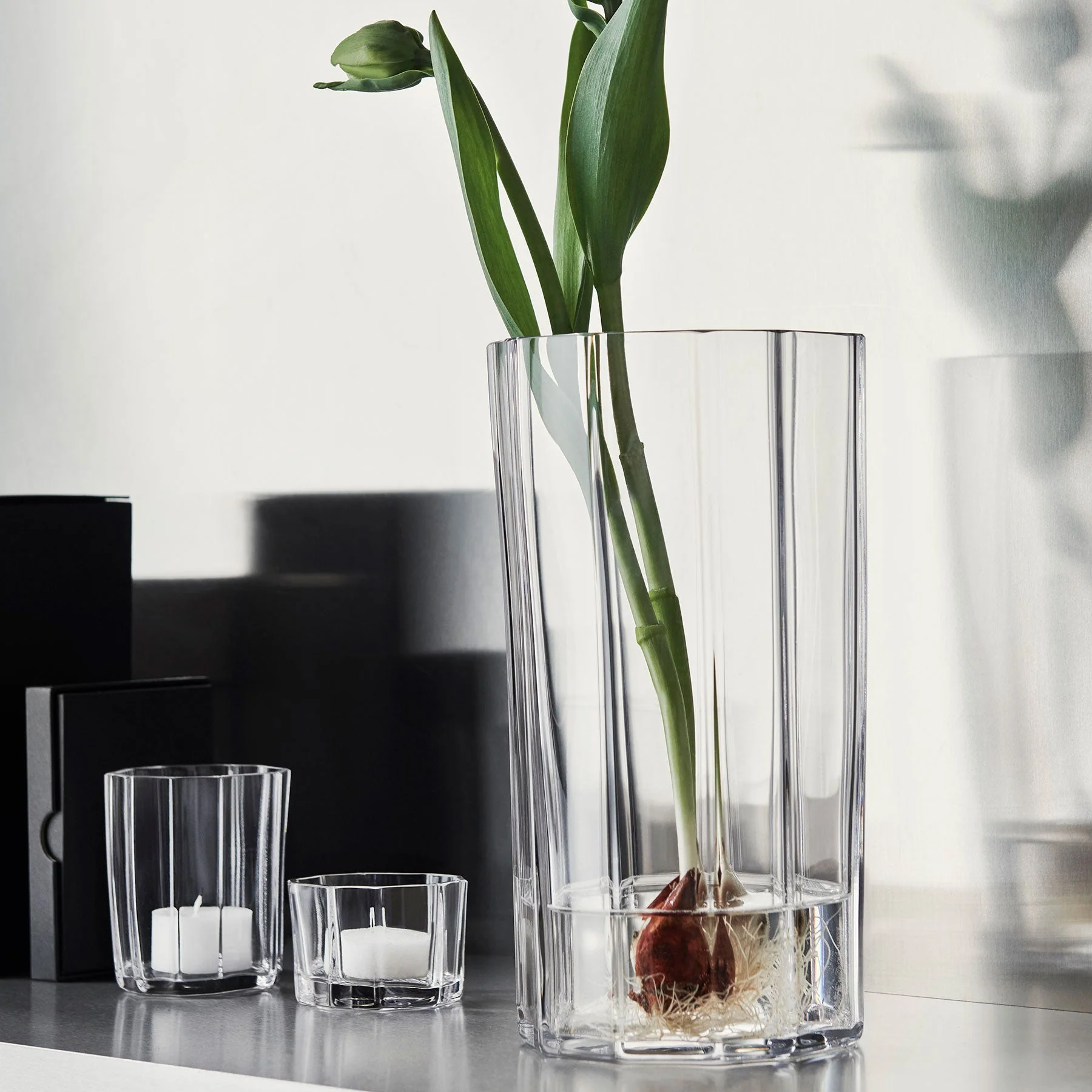 Orrefors Reed Hurricane Clear - Image 2