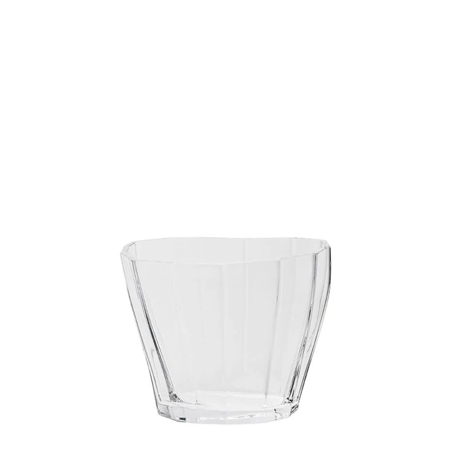 Orrefors Reed Vase Clear Low - Image 3