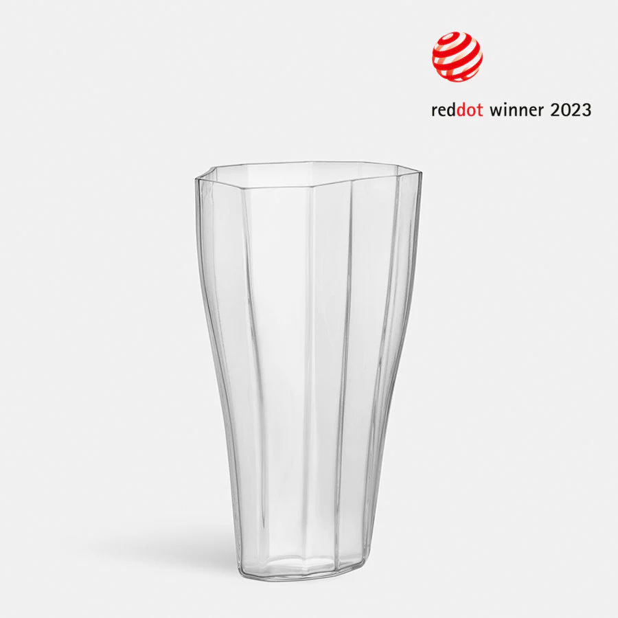 Orrefors Reed Vase Clear Medium