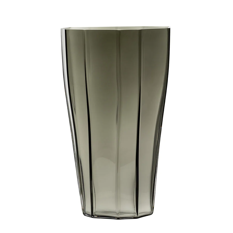 Orrefors Reed Vase Moss Green Large - Image 3
