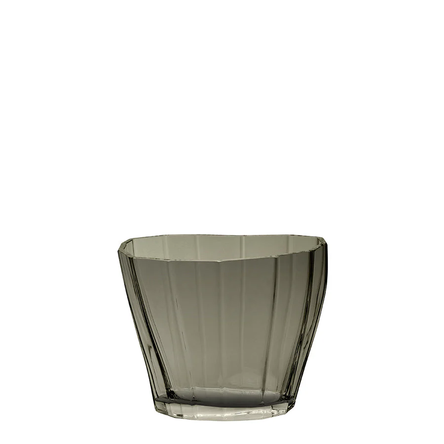 Orrefors Reed Vase Moss Green Low - Image 3