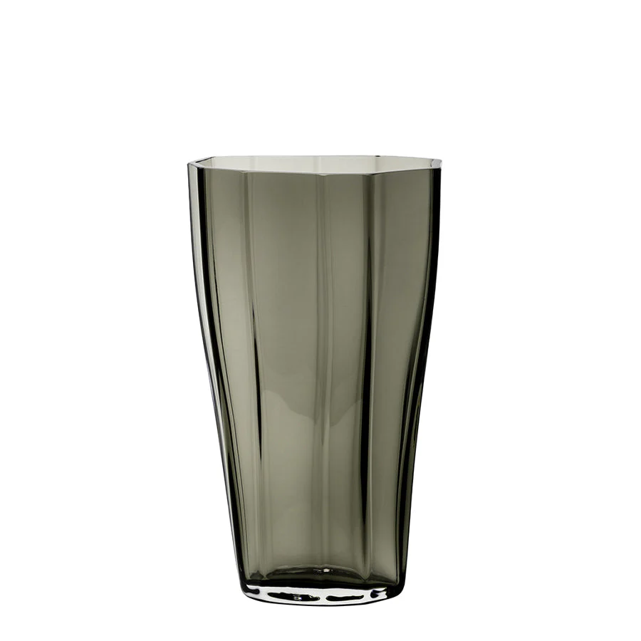 Orrefors Reed Vase Moss Green Medium - Image 3