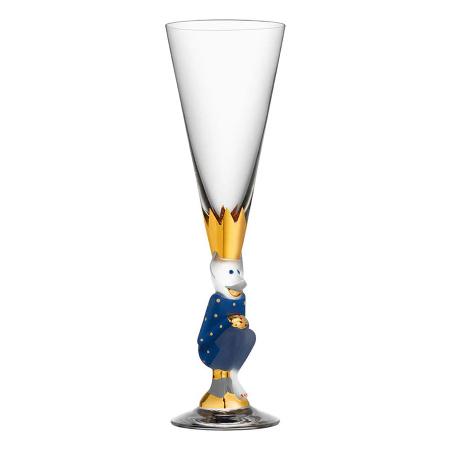Orrefors Sparkling Devil Champagne Blue - Image 2