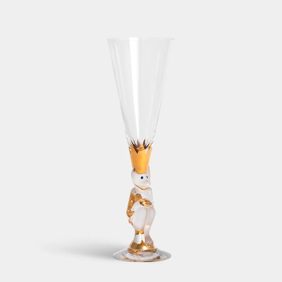 Orrefors Sparkling Devil Champagne Clear