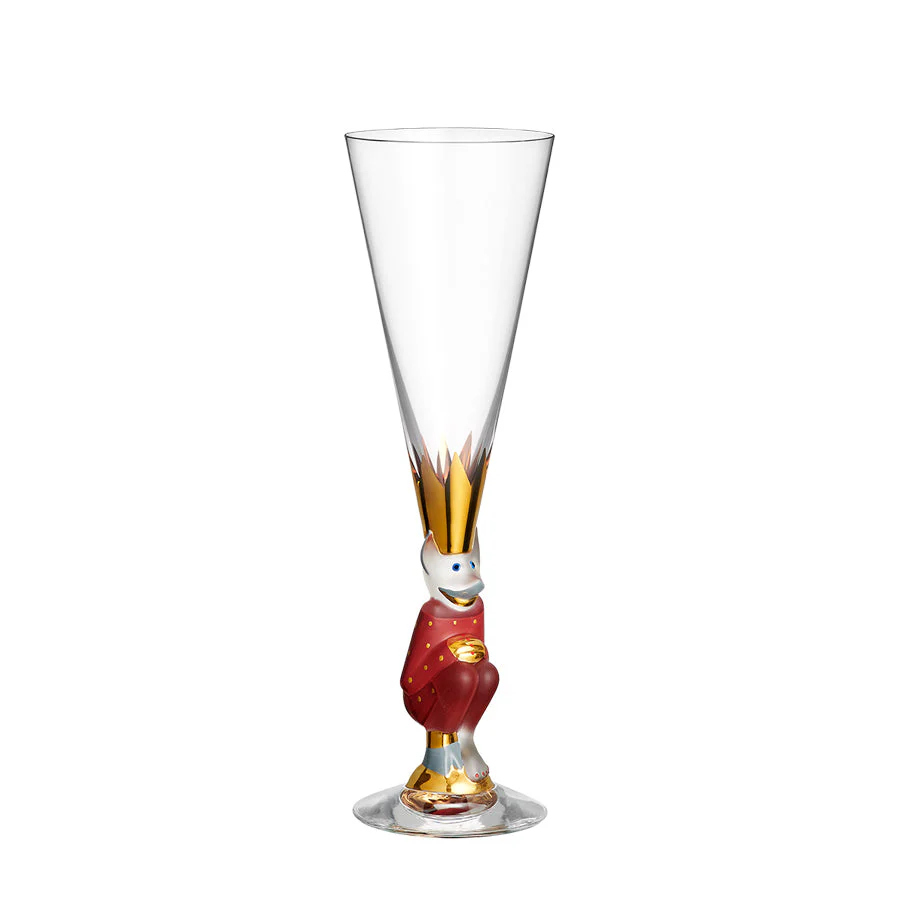 Orrefors Sparkling Devil Champagne Red - Image 2