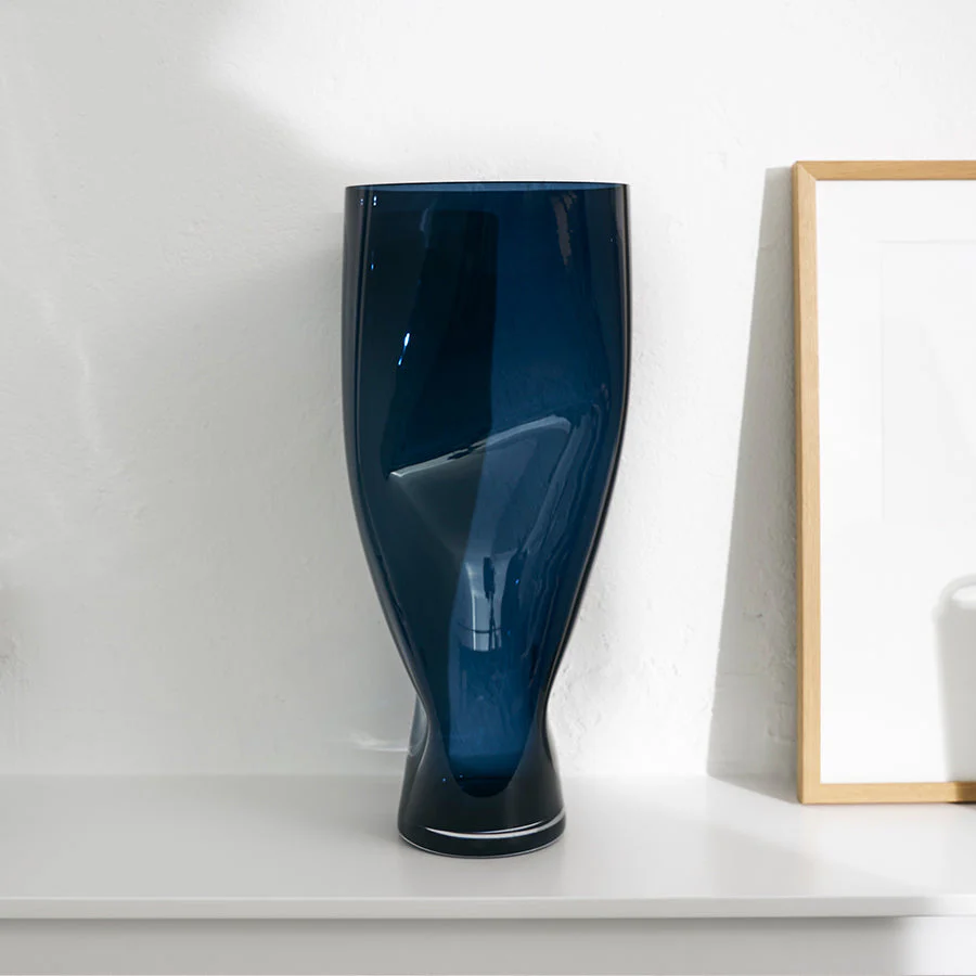 Orrefors Squeeze Vase Midnight Blue XL - Image 5