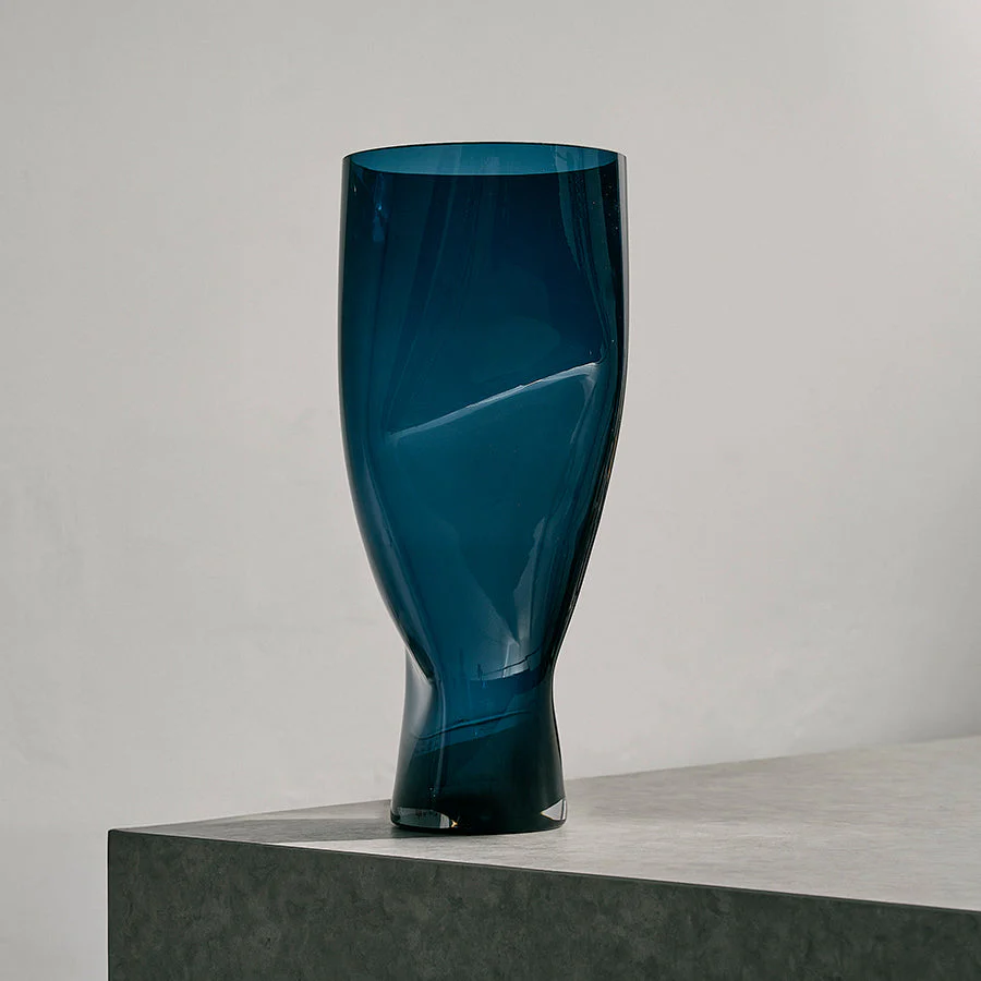 Orrefors Squeeze Vase Midnight Blue XL - Image 7