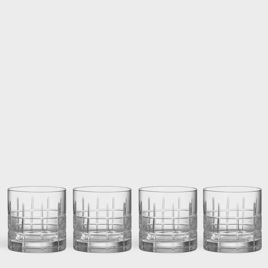 Orrefors Street Old Fashioned - Set of 4