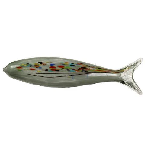 Pesce Wall Art Large by Viz Glass 7643BIR