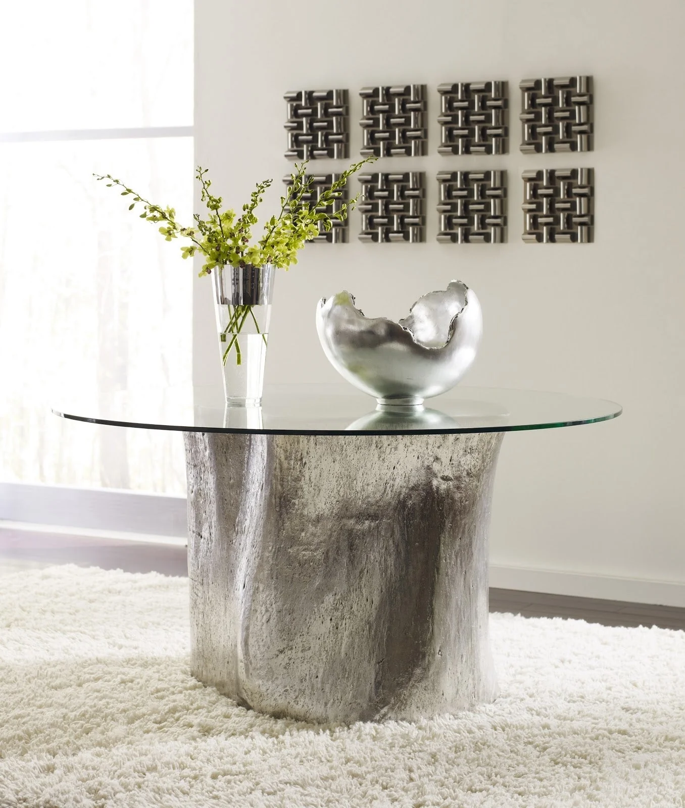 Phillips Collection Arete Wall Tile, Stainless Steel - Image 2