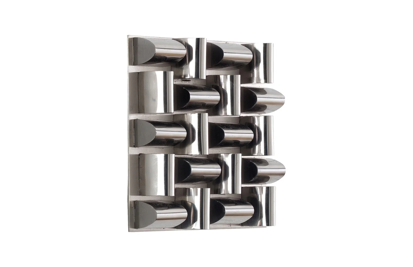 Phillips Collection Arete Wall Tile, Stainless Steel - Image 4