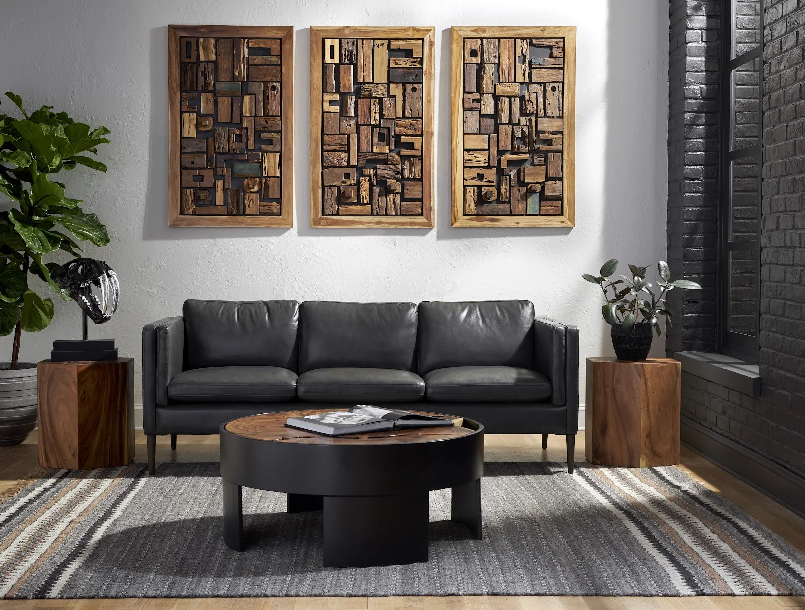 Phillips Collection Asken Wall Art, Wood, SM - Image 2