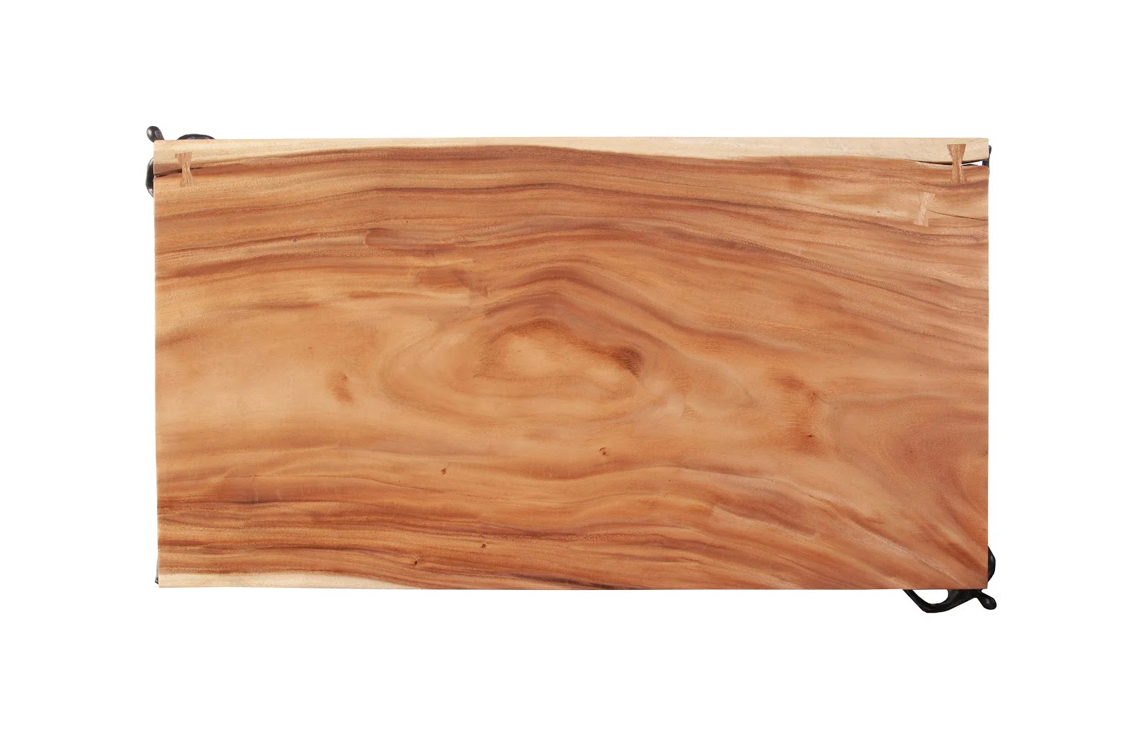 Phillips Collection Atlas Coffee Table, Chamcha Wood, Natural, Metal - Image 2