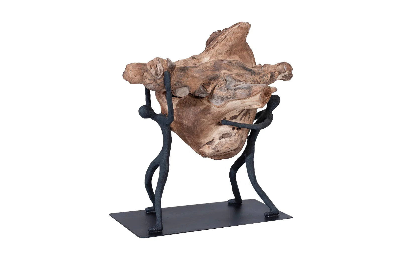 Phillips Collection Atlas Tabletop Sculpture, Freeform High Lift, With Base