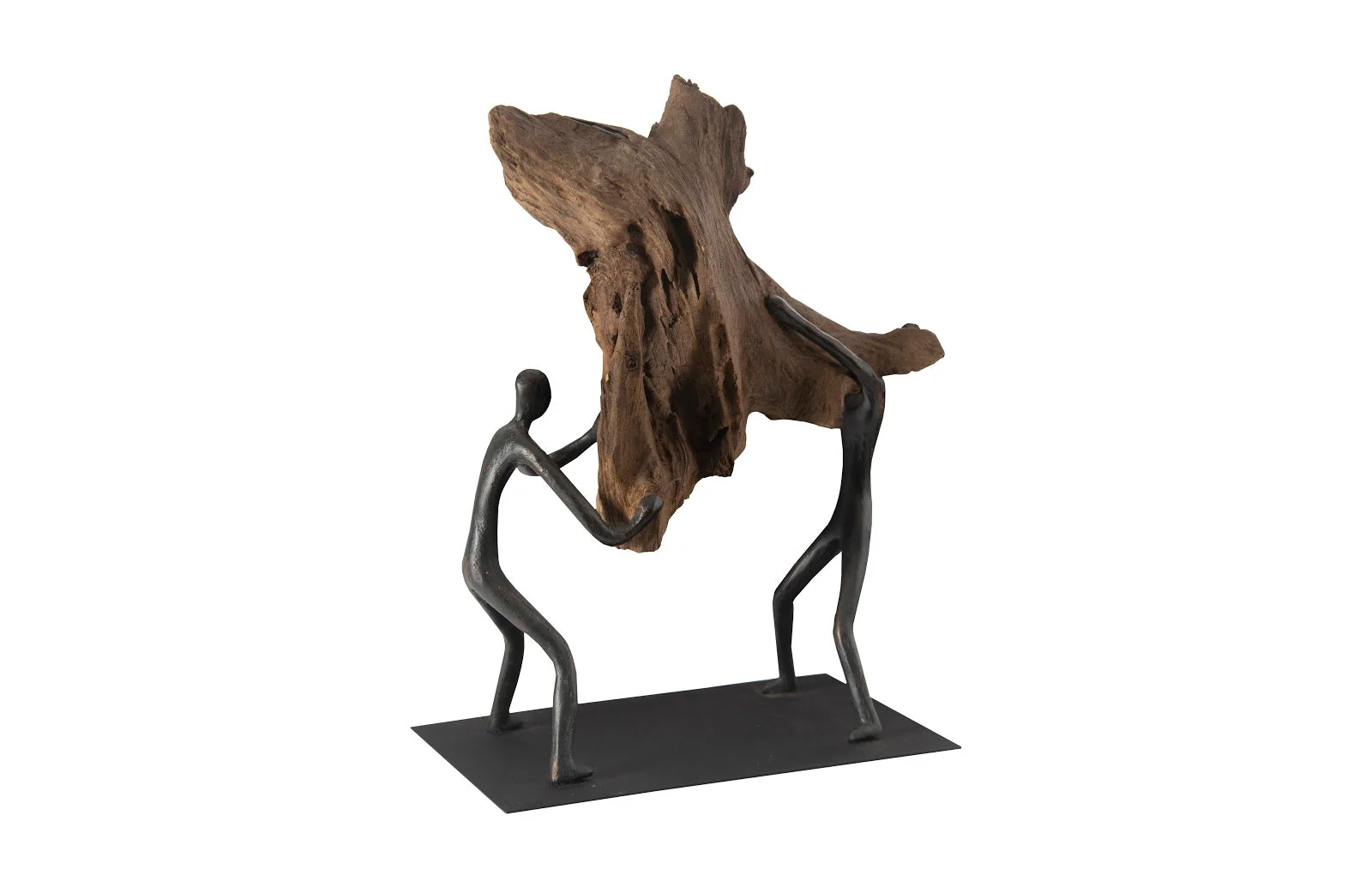 Phillips Collection Atlas Tabletop Sculpture, Freeform High Lift, With Base - Image 2