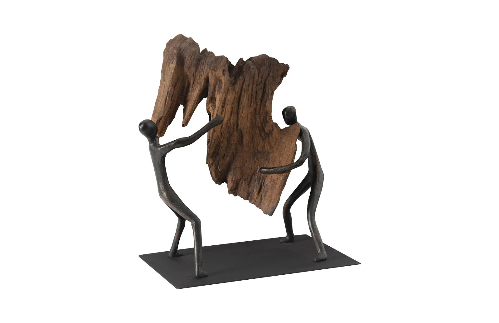 Phillips Collection Atlas Tabletop Sculpture, Freeform High Lift, With Base - Image 4