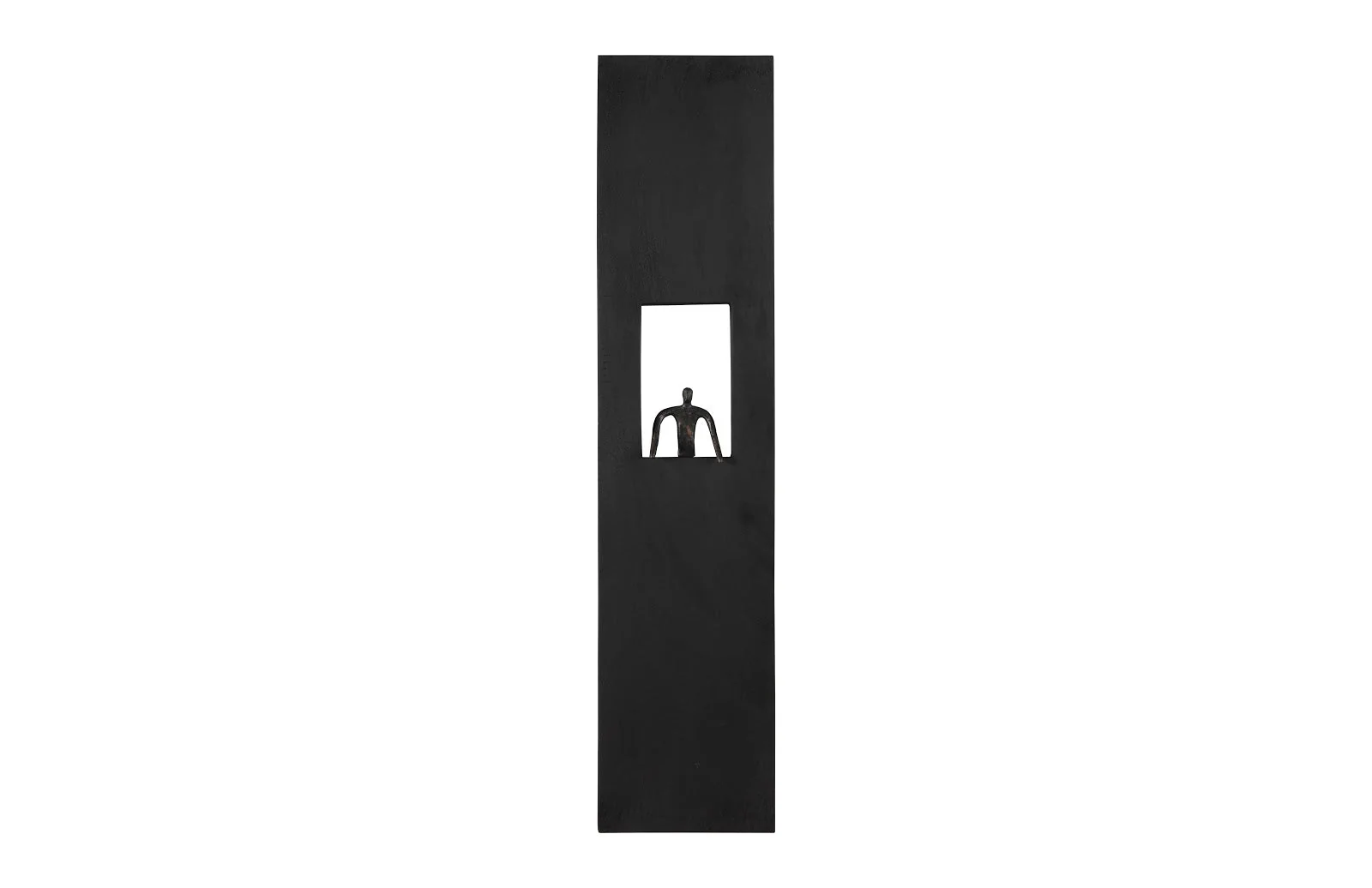 Phillips Collection Atlas Wall Decor, Rectangle, Black