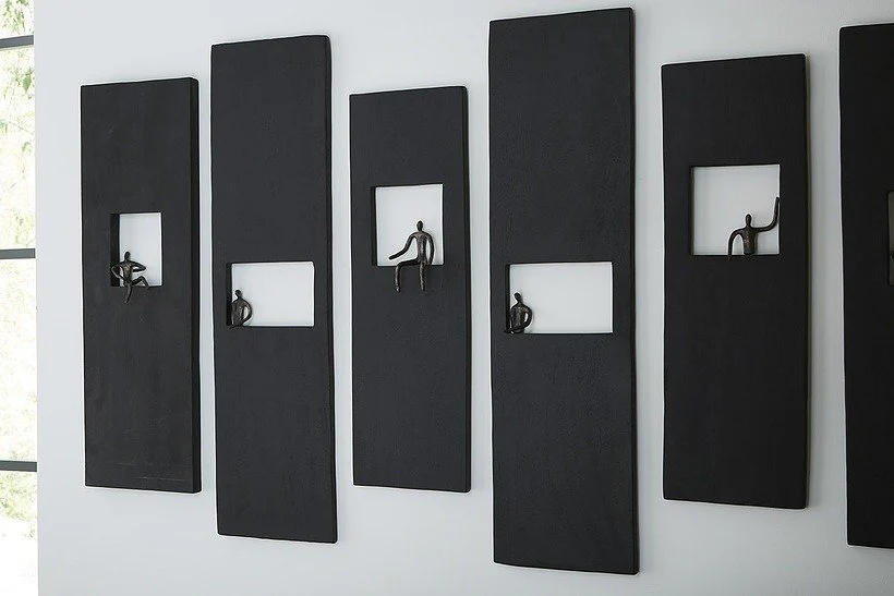 Phillips Collection Atlas Wall Decor, Rectangle, Black - Image 2