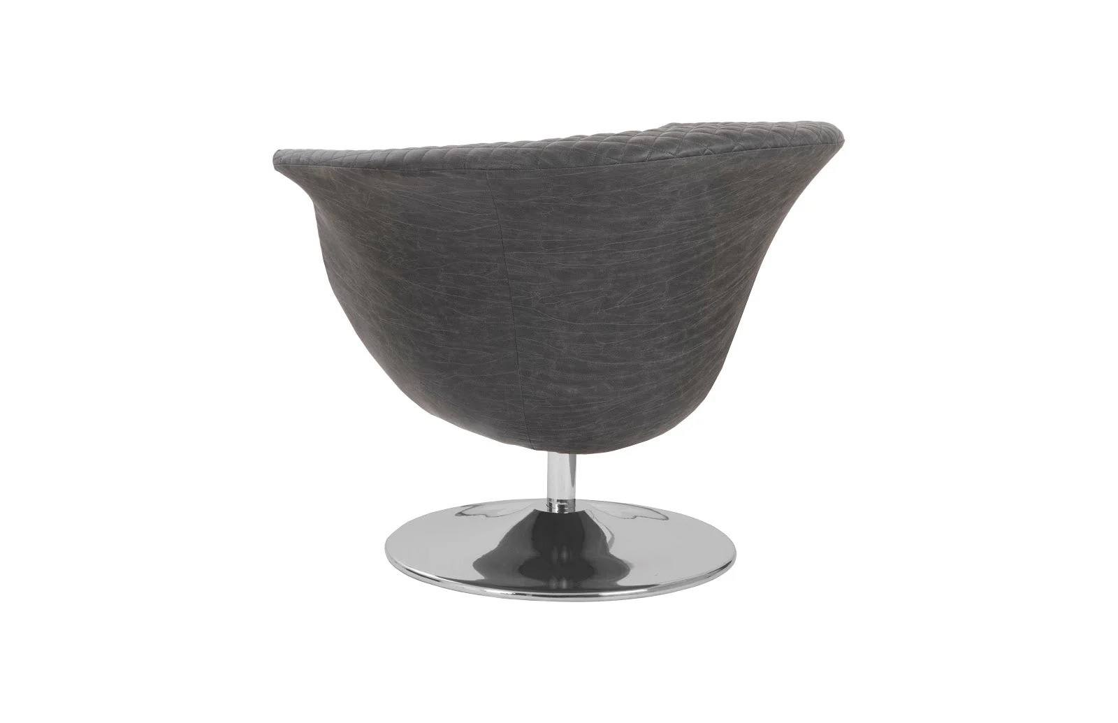 Phillips Collection Autumn Swivel Chair, Vintage Dark Gray - Image 3