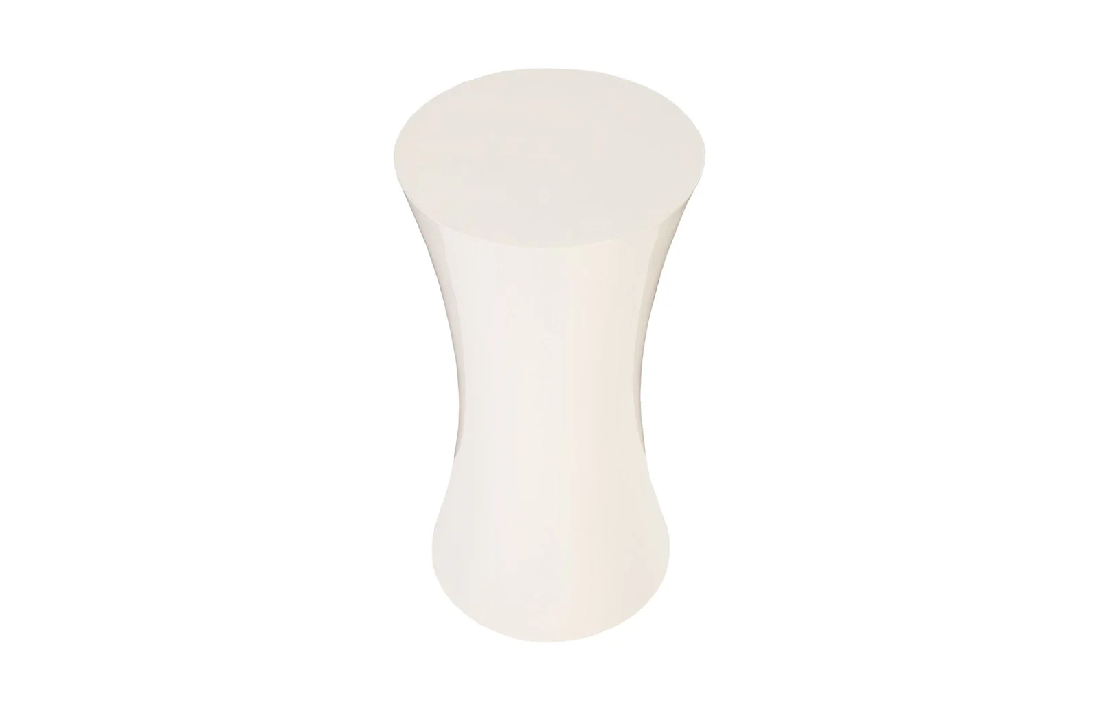 Phillips Collection Ave Pedestal, Gel Coat White - Image 3