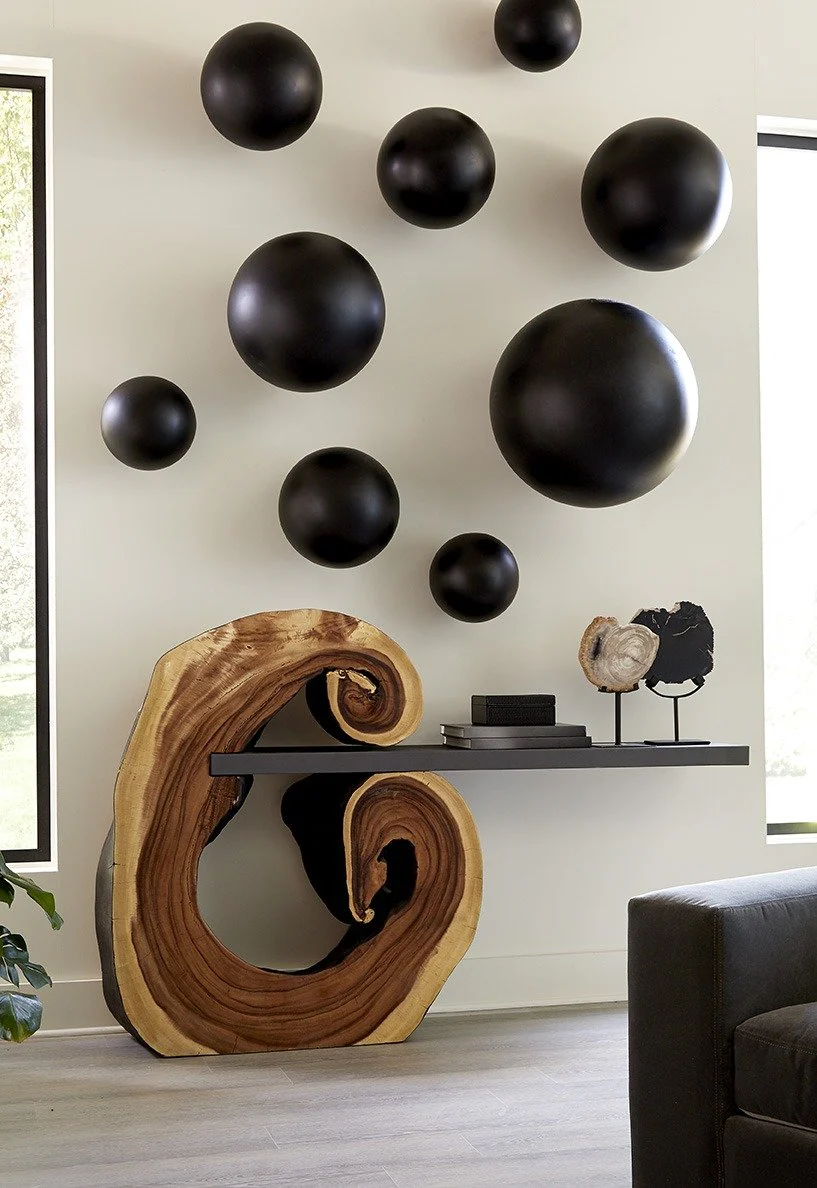 Phillips Collection Ball on the Wall, Extra Small, Matte Black - Image 2