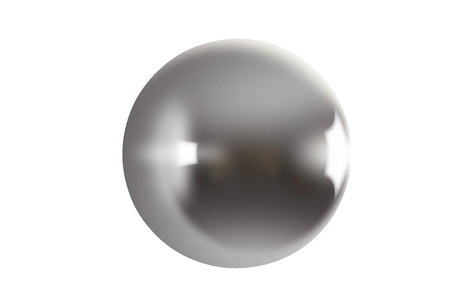 Phillips Collection Ball on the Wall, Large, Polished Aluminum Finish