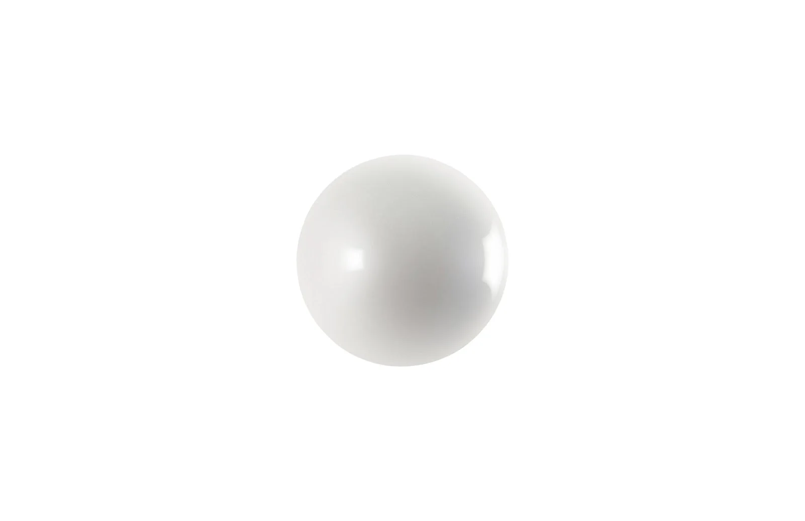 Phillips Collection Ball on the Wall, Small, Pearl White