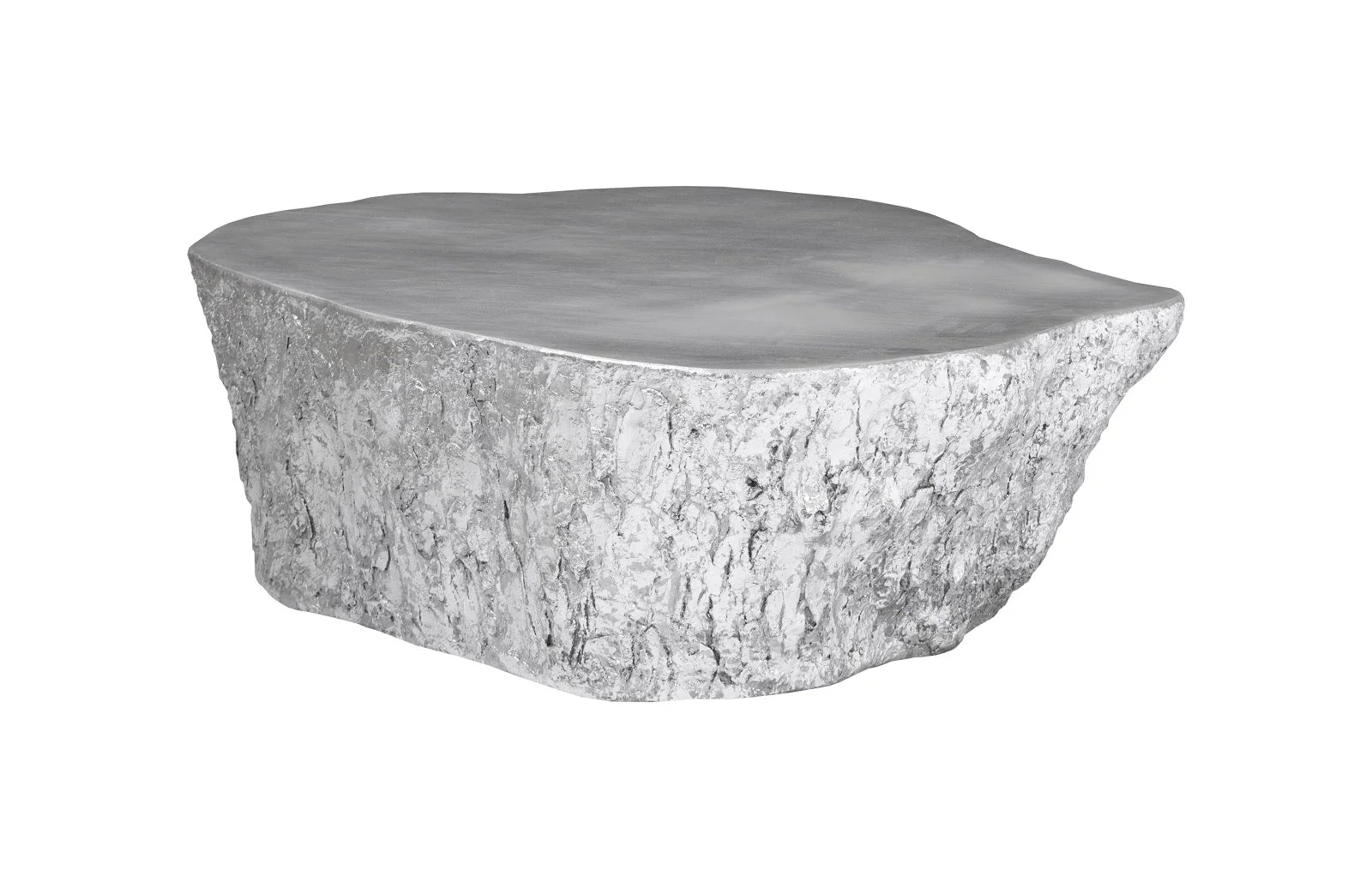 Phillips Collection Bark Coffee Table, Silver Leaf - Image 2